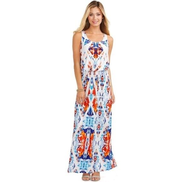 Cato Maxi Dress 22WP 24WP Sleeveless Kaleidoscope Print - Picture 1 of 11